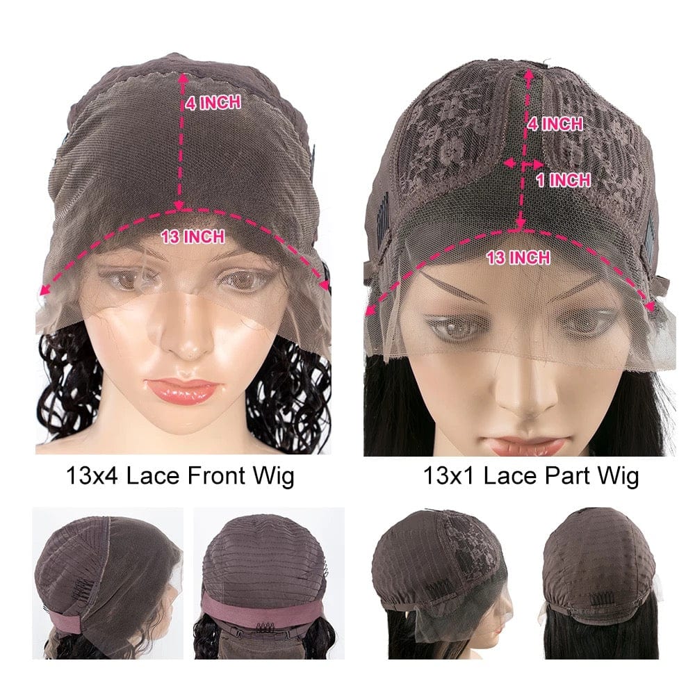 10 Inches / lace front wig hot sale silky straight human hair lace frontal wigs for black women 1b ombre 27 blonde colored 360 full lace wigs