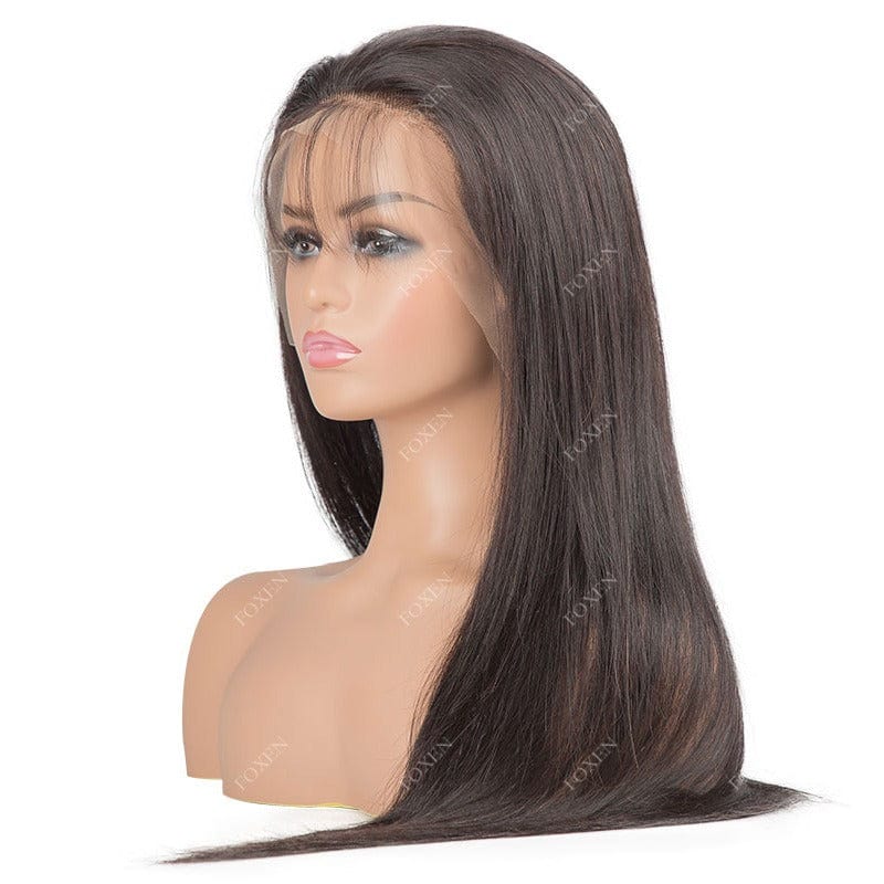 10 Inches / Straight Cheap Wholesale Hair Wigs Human Lace Front Closure Body Wave Full Virgin Brazilian Cuticle Aligned Lace Closure Human Hair Wig
