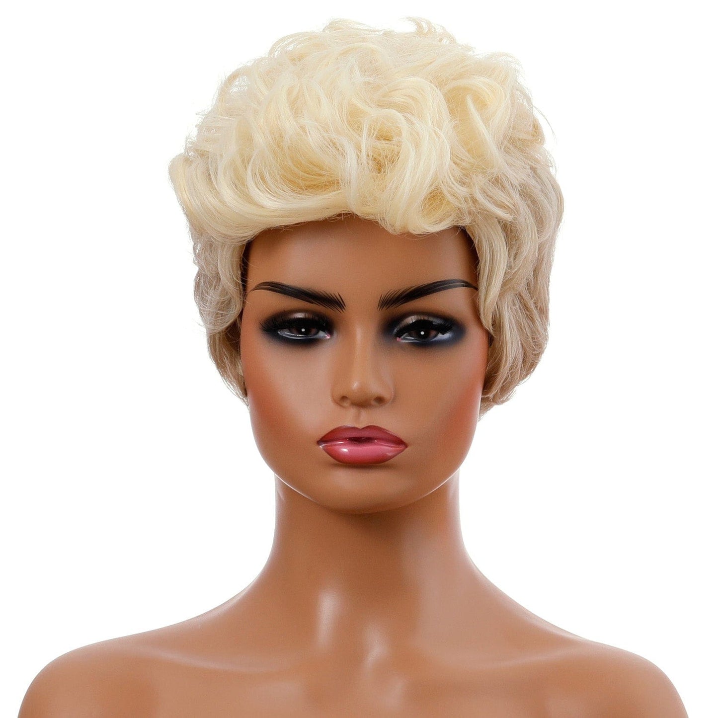 10 Inches / WIG-301F High Quality Product Healthy Comfortable 26cm Length Four Color Lady Synthetic Bob Wig