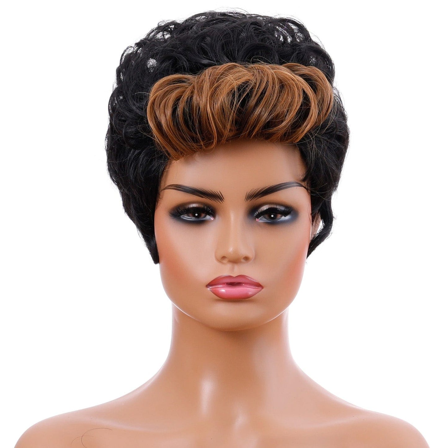 10 Inches / WIG-301H High Quality Product Healthy Comfortable 26cm Length Four Color Lady Synthetic Bob Wig
