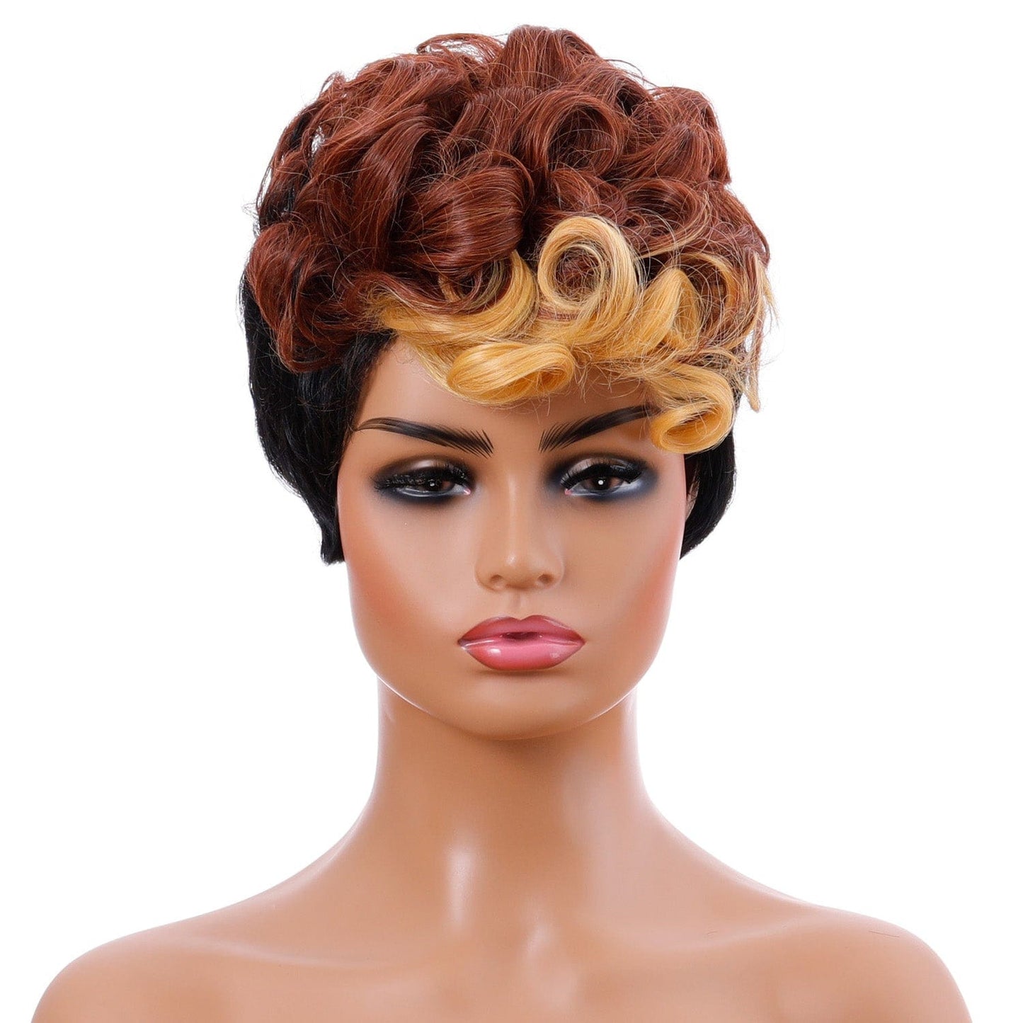 10 Inches / WIG-301I High Quality Product Healthy Comfortable 26cm Length Four Color Lady Synthetic Bob Wig