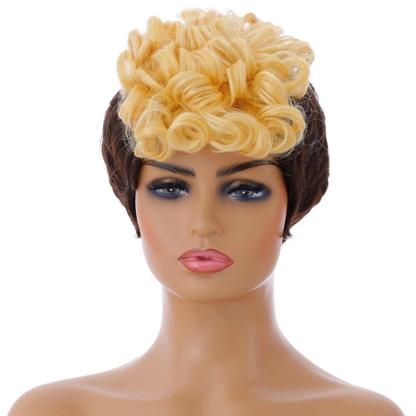 10 Inches / WIG-301K High Quality Product Healthy Comfortable 26cm Length Four Color Lady Synthetic Bob Wig