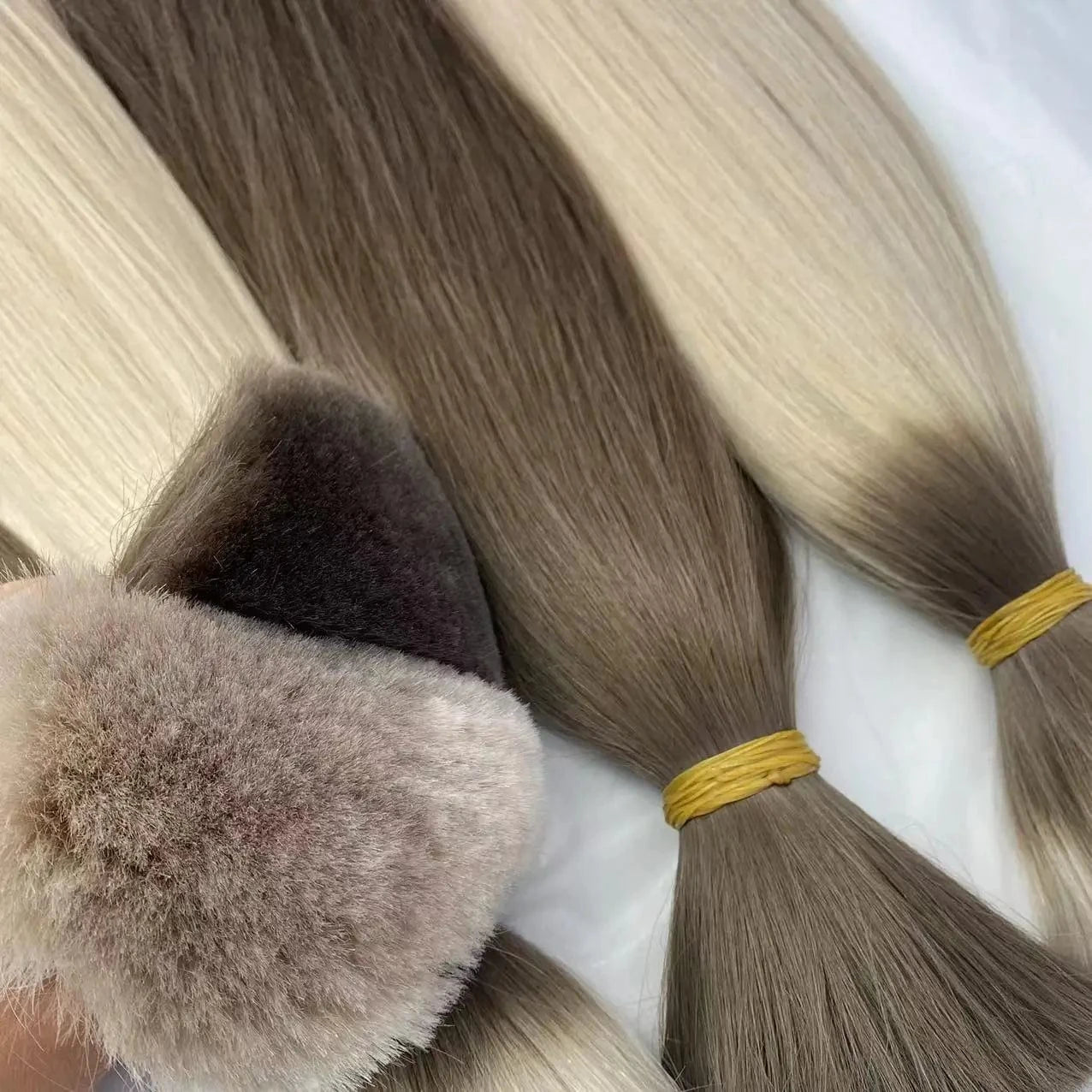 100% Raw Remy Virgin Unprocessed Human Hair Bulk Soft and Smooth Top Quality Human Braiding Hair Bulk No Weft