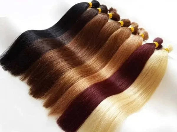 100% Raw Remy Virgin Unprocessed Human Hair Bulk Soft and Smooth Top Quality Human Braiding Hair Bulk No Weft