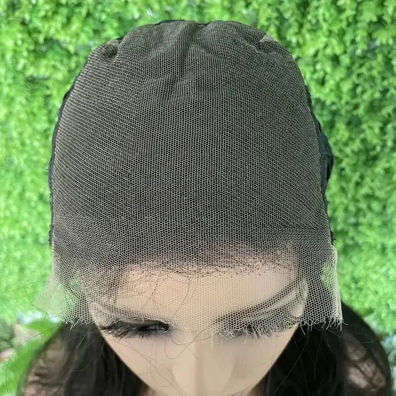 100% single donor natural color 6x6 glueless Hd Lace closure wig lace frontal wig human hair