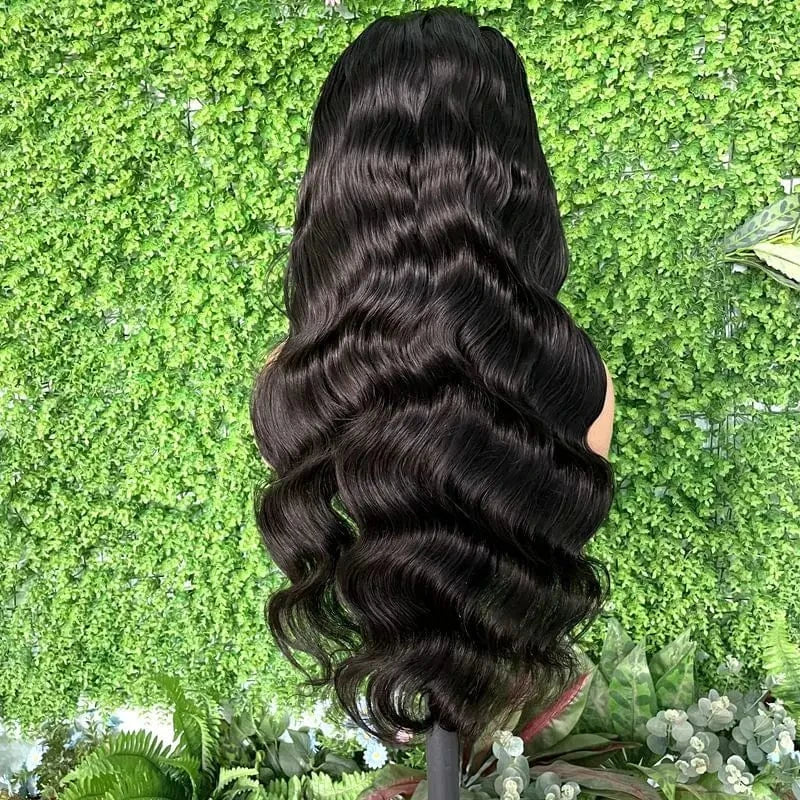 100% single donor natural color 6x6 glueless Hd Lace closure wig lace frontal wig human hair