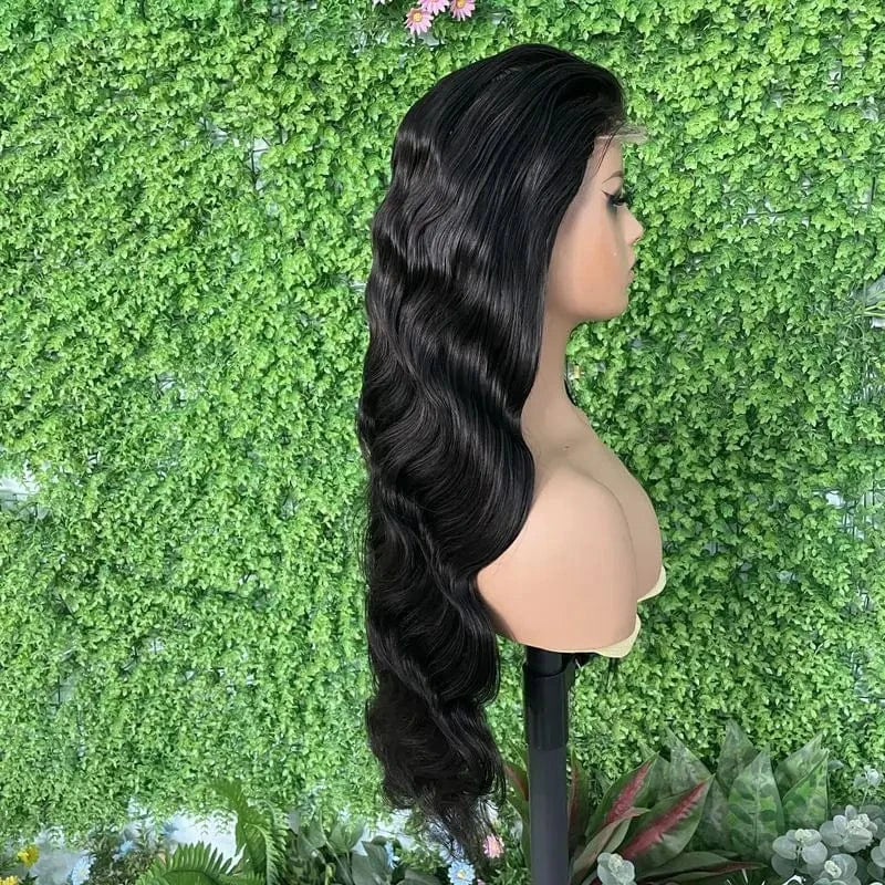 100% single donor natural color 6x6 glueless Hd Lace closure wig lace frontal wig human hair