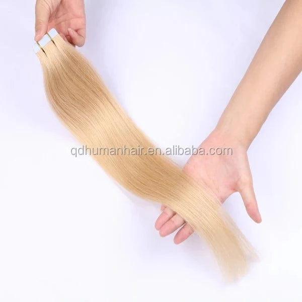 100% Virgin Brazilian Hair Skin Weft Pu Virgin Tape Hair Extensions Invisible colorful tape ins hair extension