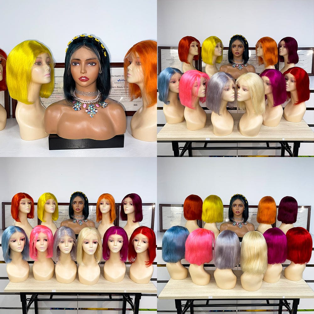 100% Virgin Human Hair Cuticle Aligned Hair ,Wholesale Brazilian Hair Short Lace Wig,Cheap Perruque Short Cut Human Hair Wig
