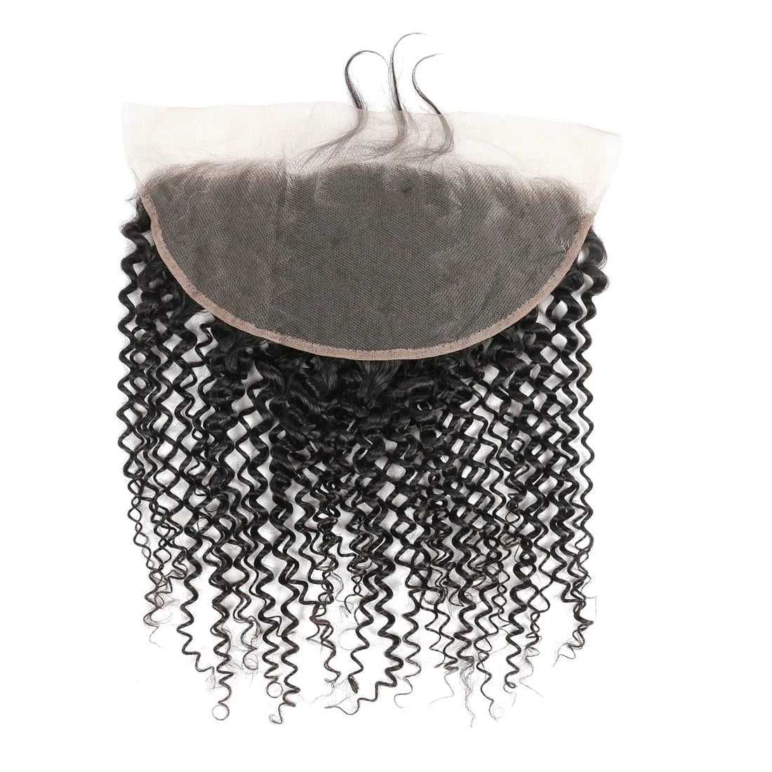 10A Brazilian human virgin hair Kinky Curly Wave 13x4 Ear To Ear Lace Frontal Closure