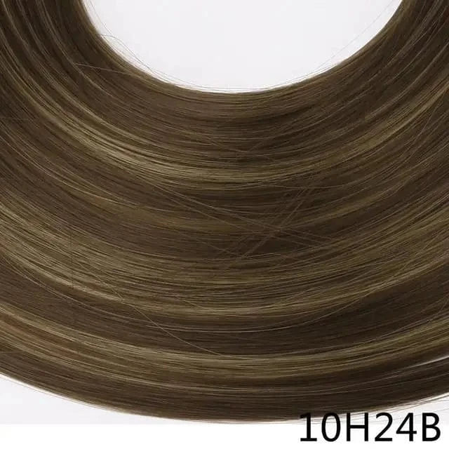 10H24B Wholesale 8 Inch Short Natural Hairpieces Synthetic Hair Bangs Fringe Straight Thick Neat Blun Front Clip In Bangs Extension