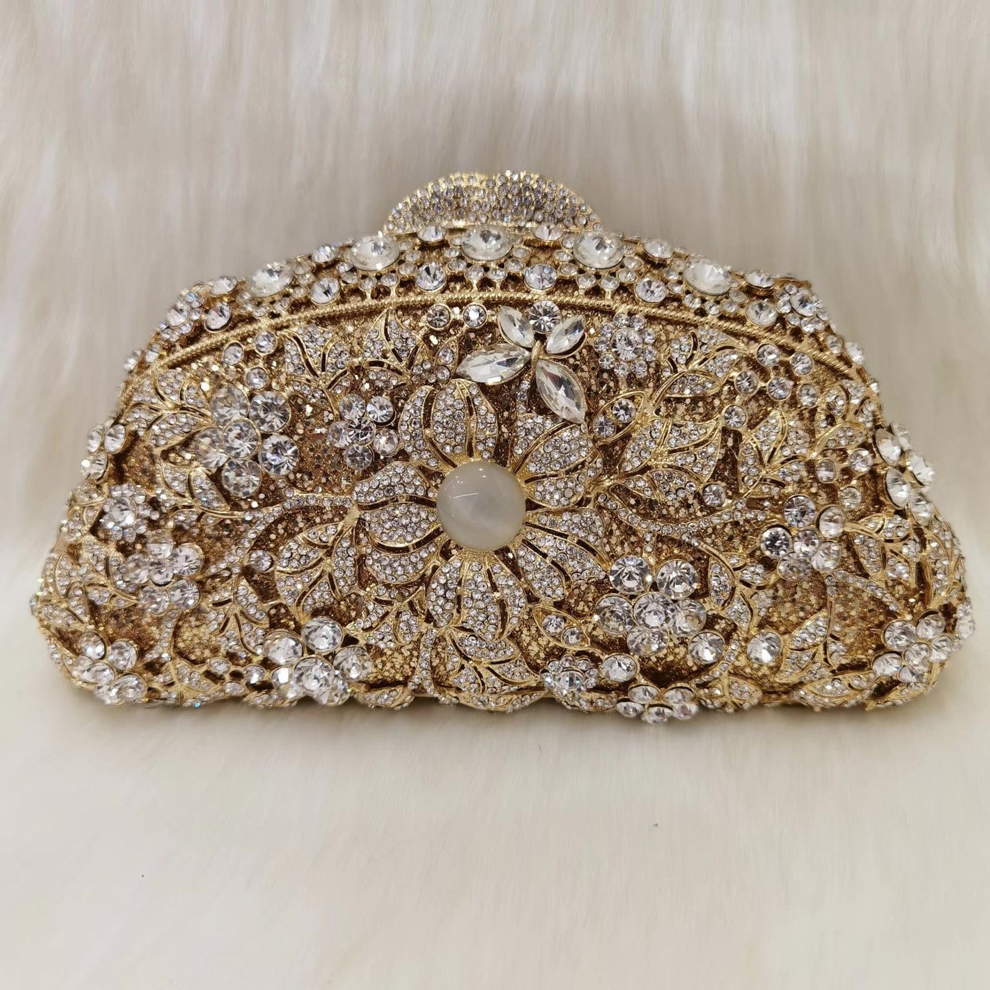 11 2023 New Design Women Cluth Ladies Crystal Evening Bags Two Side Bag Wedding Clutch Purse for Party