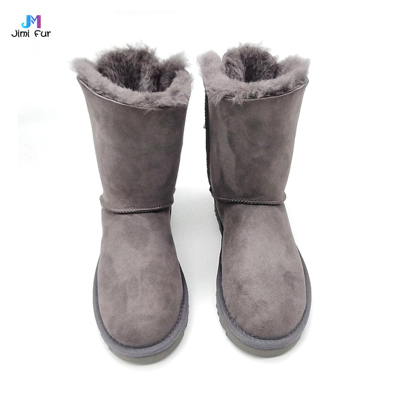 12 / color 10 High quality winter warm women's fur snow boots with affordable price