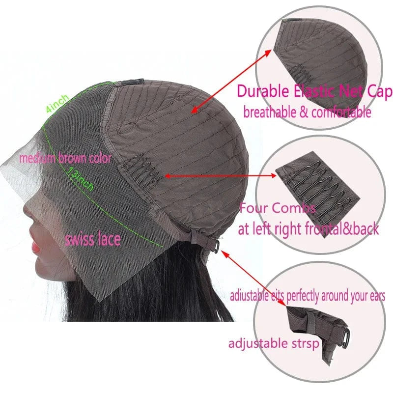 12 Inches / 13*4 Body wig 250% FX-HA27 Wholesales Wear and Go Lace Frontal 4x4 Body Closure Wigs Raw Curly Human Hair Wig