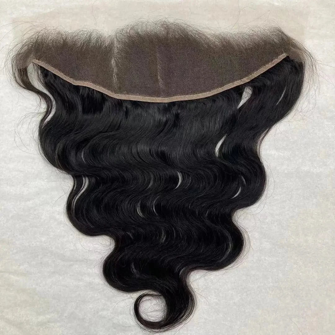 12 Inches / 13x4 virgin hair 2023 hot sale 13x6 13x4 transparent Lace Frontal 2x6 4X4 5X5 6X6 lace closure pre plucked hairline swiss lace