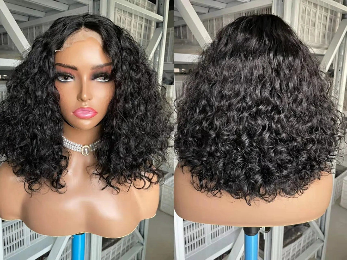 12 Inches / Natural color ,4*4T lace wigs,XY-21038 Highlight Natural Virgin Human Hair Wigs