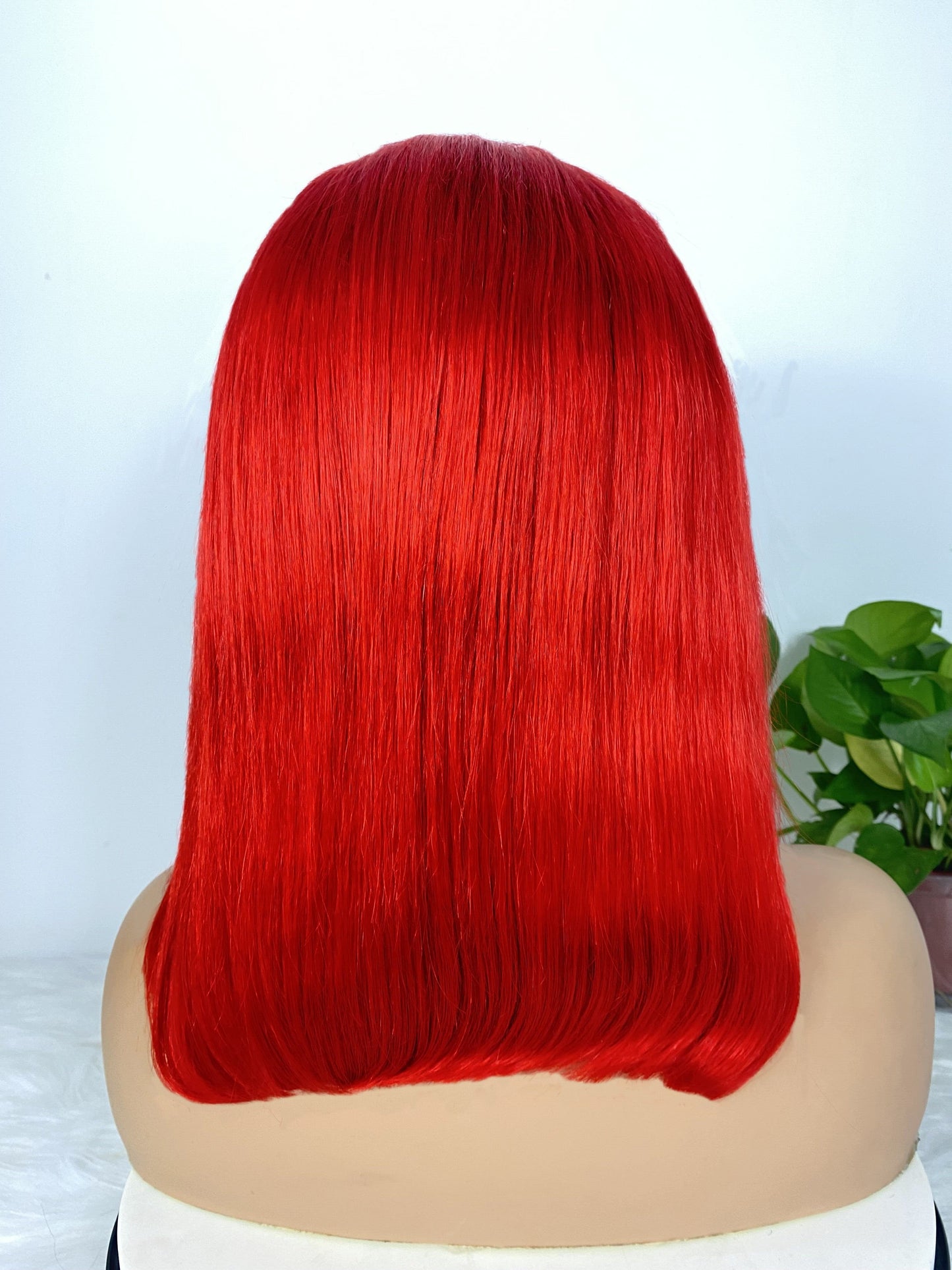 12 Inches / Orange Summer rainbow color 13*4 hd lace frontal wigs vendors, high density 210% bone straight vietnam brazilian human hair wigs