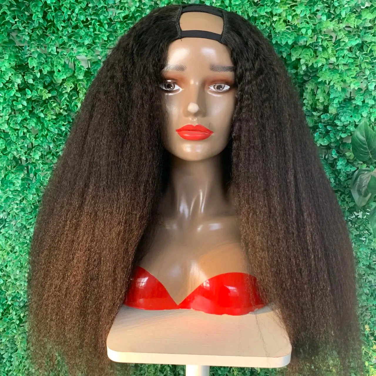 12 Inches / Remy Hair Wholesale U part Human Hair Wigs,100 Human Hair Wig Raw Burmese Hair Wigs,Kinky Straight U Part Wigs For Black Women
