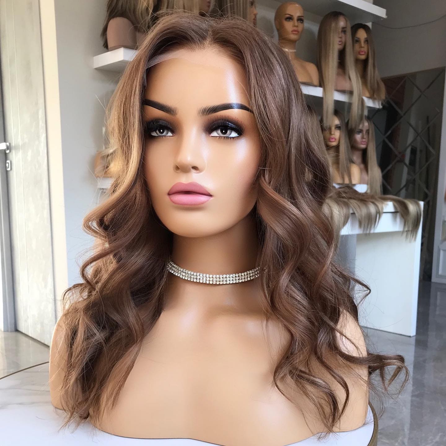 12 Inches / Style#2 Single Donor Brazilian Human Hair Linen Grey Color Cuticle Aligned Invisible Knots Lace Front BobWig With Bangs