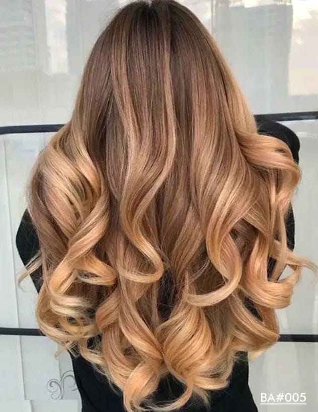 12 Inches / # style5 Exotic Brown Highlight Color Wigs Water Wave Pre Plucked Cuticle Aligned Vietnam Human Hair HD Lace Front Wigs