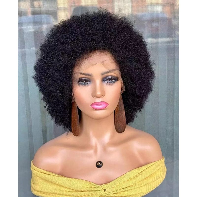 12 Inches / T part lace wig NEW afro kinky curly pixie cut human hair wig u part lace wholesale wigs 100% human hair vendors full lace wigs
