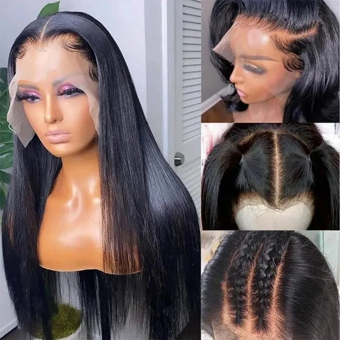 12a Raw Indian Hair Vendor Wigs Human Hair Lace Front Brazilian Real Closure Front Hd Lace Frontal Wigs For Black Women