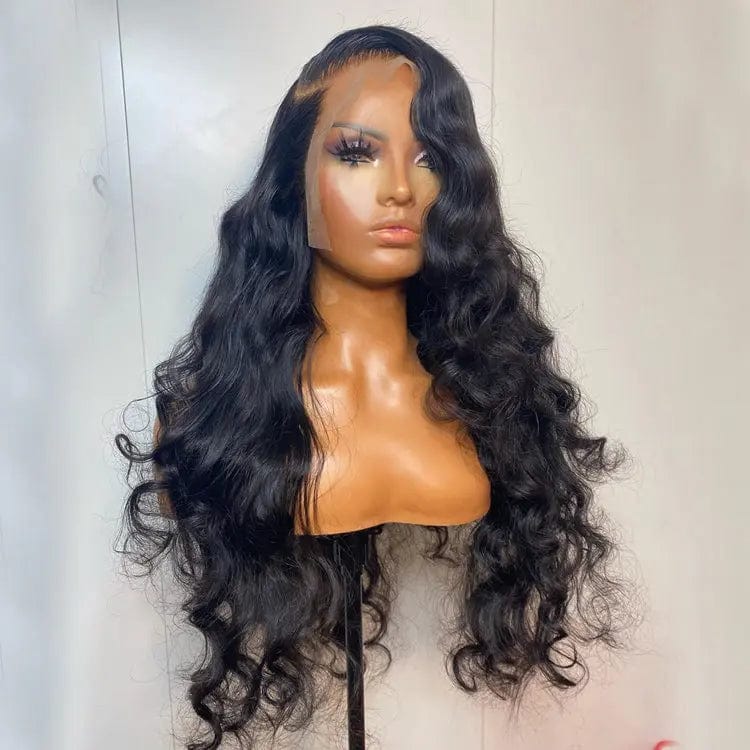 13*6 deep part Natural color Loose Wigs