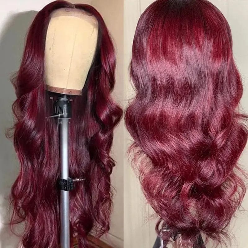 130% Density Burgundy 99j Color Body Wave