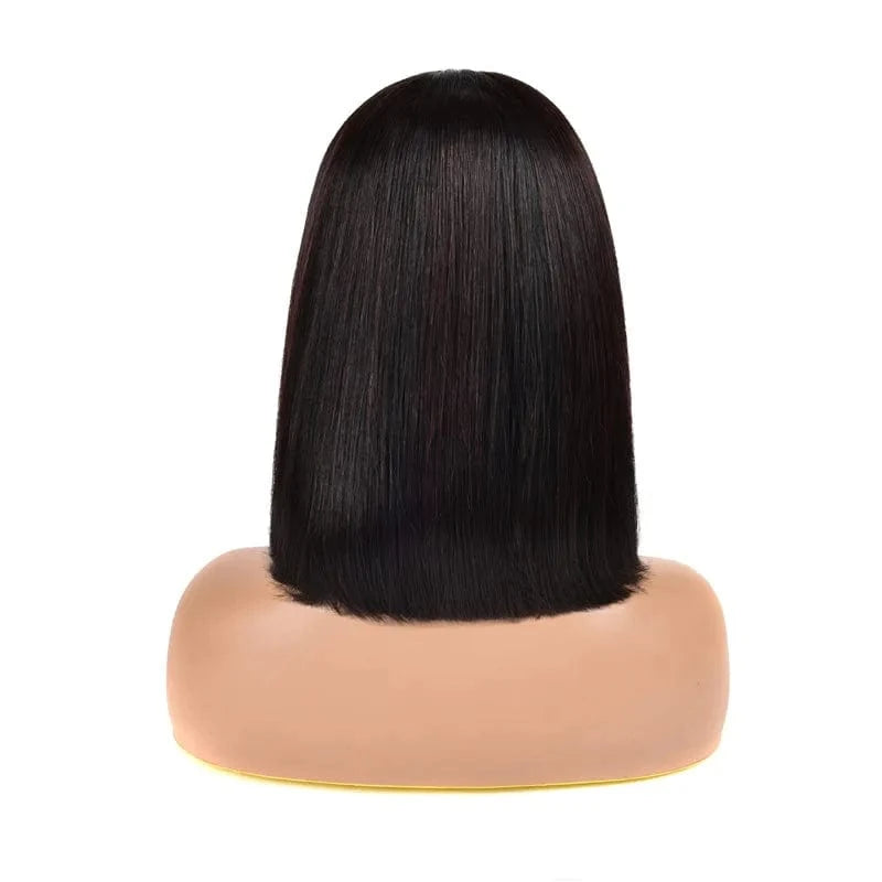 13x4 Lace Short Bob Wigs 150% 180% Brazilian Remy Hair Can Be Dyed Lace Front Human Hair Wigs Pre-Plucked Bleached Knots