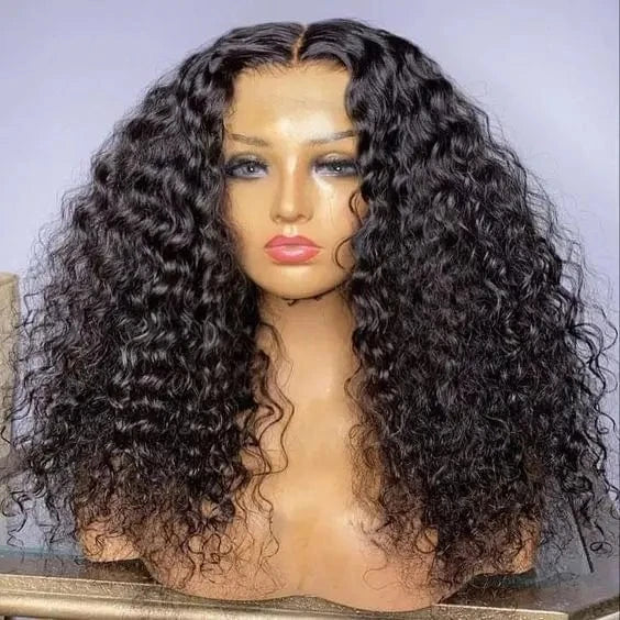 13x6 Brazilian Human Hair Hd Lace Front Wig,5x5 Glueless Hd Lace Closure Wig,Long Deep Water Wave Hd Lace Frontal Wig