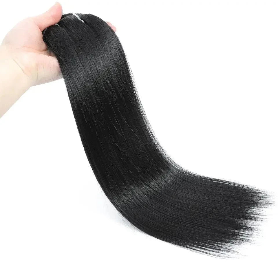 14 Inches / 1- Weft Extension Sample 100gram Freedom Long Natural 1b 613 60 Color Bone Straight Pre Plucked Virgin Remy Cuticle Human Hair Lace Front Wigs