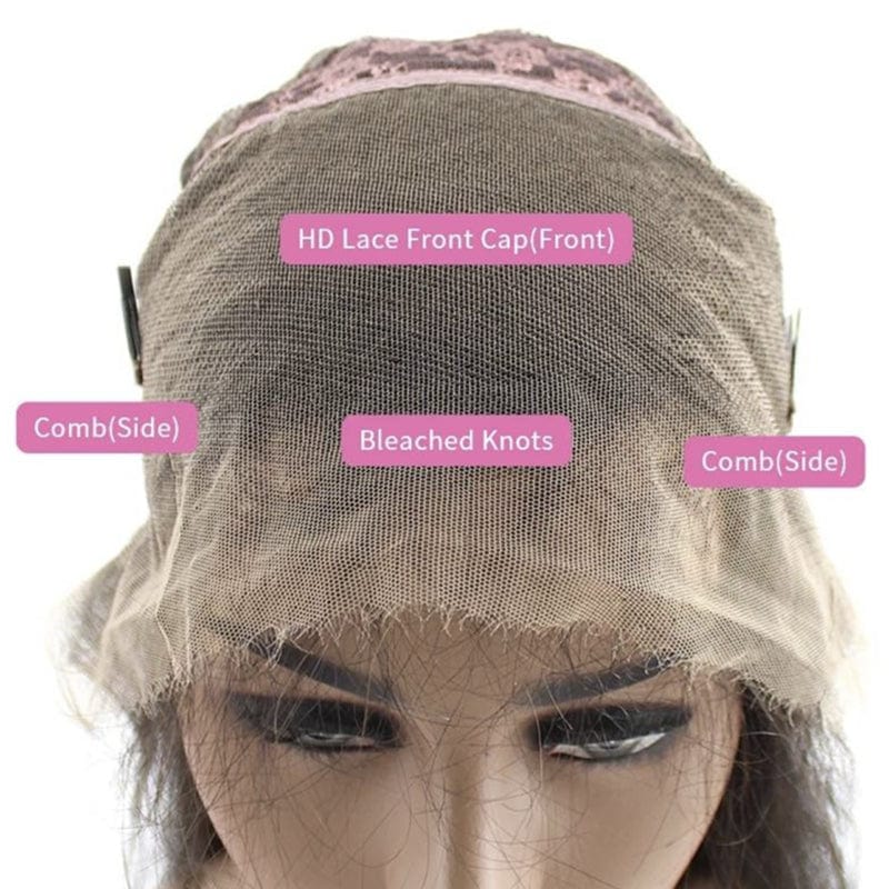 14 Inches / 13x4 lace front wig highlights honey blonde colored straight hair  peruvian 360 lace wig vendor  pre pluck lace closure wigs human hair