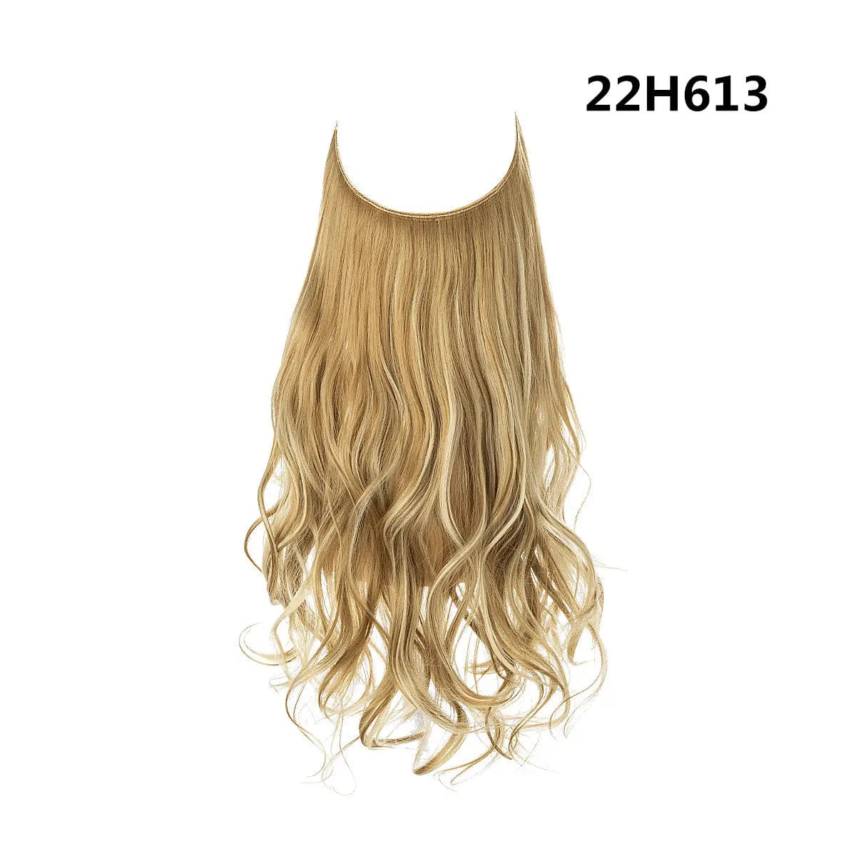 14 Inches / 22H613 SARLA Wholesale Dropshipping Suppliers Own Brand One Piece Fiber Futura Ombre Invisible Wire Seamless Synthetic Hair Extensions