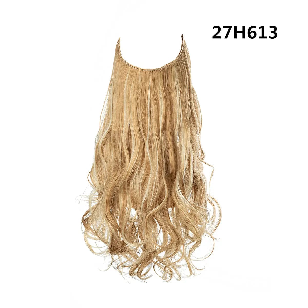 14 Inches / 27H613 SARLA Wholesale Dropshipping Suppliers Own Brand One Piece Fiber Futura Ombre Invisible Wire Seamless Synthetic Hair Extensions