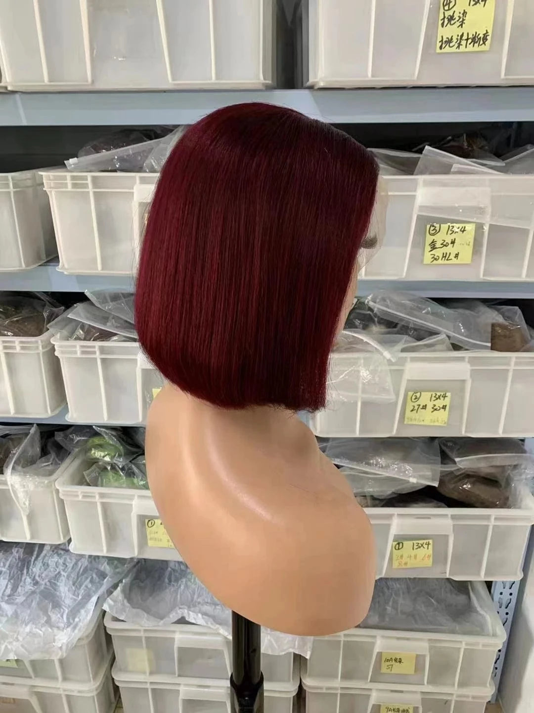 14 Inches / 5 613 Blonde Straight Bob 13x4 Lace Front Human Hair Wig 180% Natural Human Hair Wig For Women Lace Closure Bob Wig