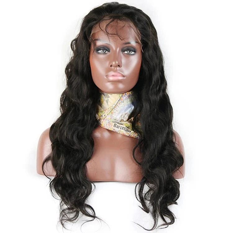 14 Inches / Black Cuticle Aligned Wigs Human Hair Lace Front Wigs For Black Women Loose Wave Perruque Cheveux Humain