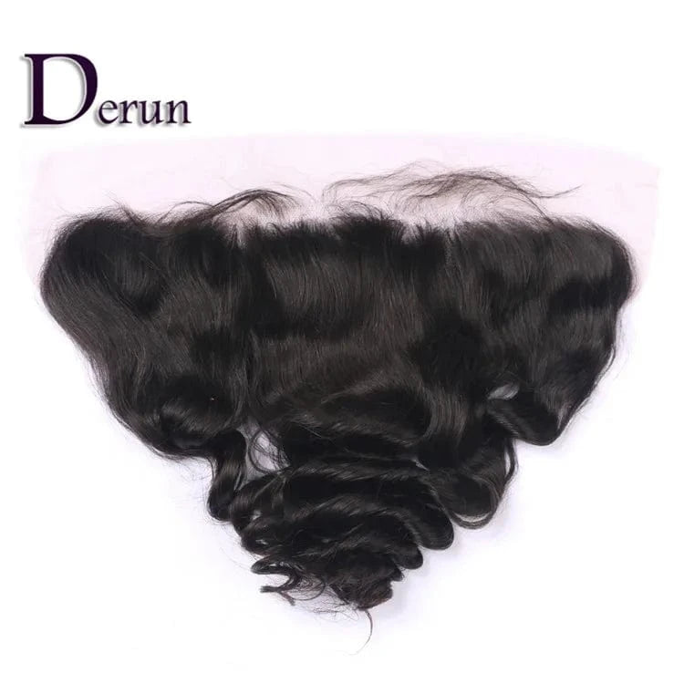 14 Inches / Black Wholesale price High Quality hair Grade 9a 10a 11a Chemical Free cuticle aligned hair lace frontal no shedding no tangle