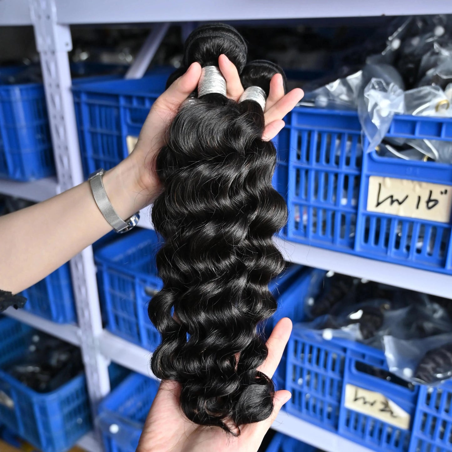 14 Inches / exotic wave 1 piece Dropshipping Service 12A Grade High Quality Double Drawn Raw Virgin Human Hair Brazilian Bundles Vendors Hair Extension