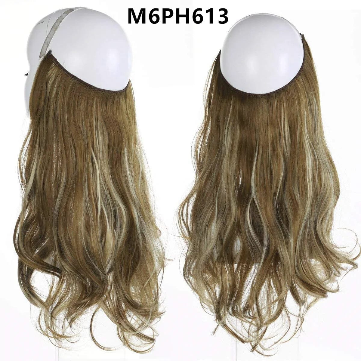 14 Inches / M6PH613 SARLA Wholesale Dropshipping Suppliers Own Brand One Piece Fiber Futura Ombre Invisible Wire Seamless Synthetic Hair Extensions