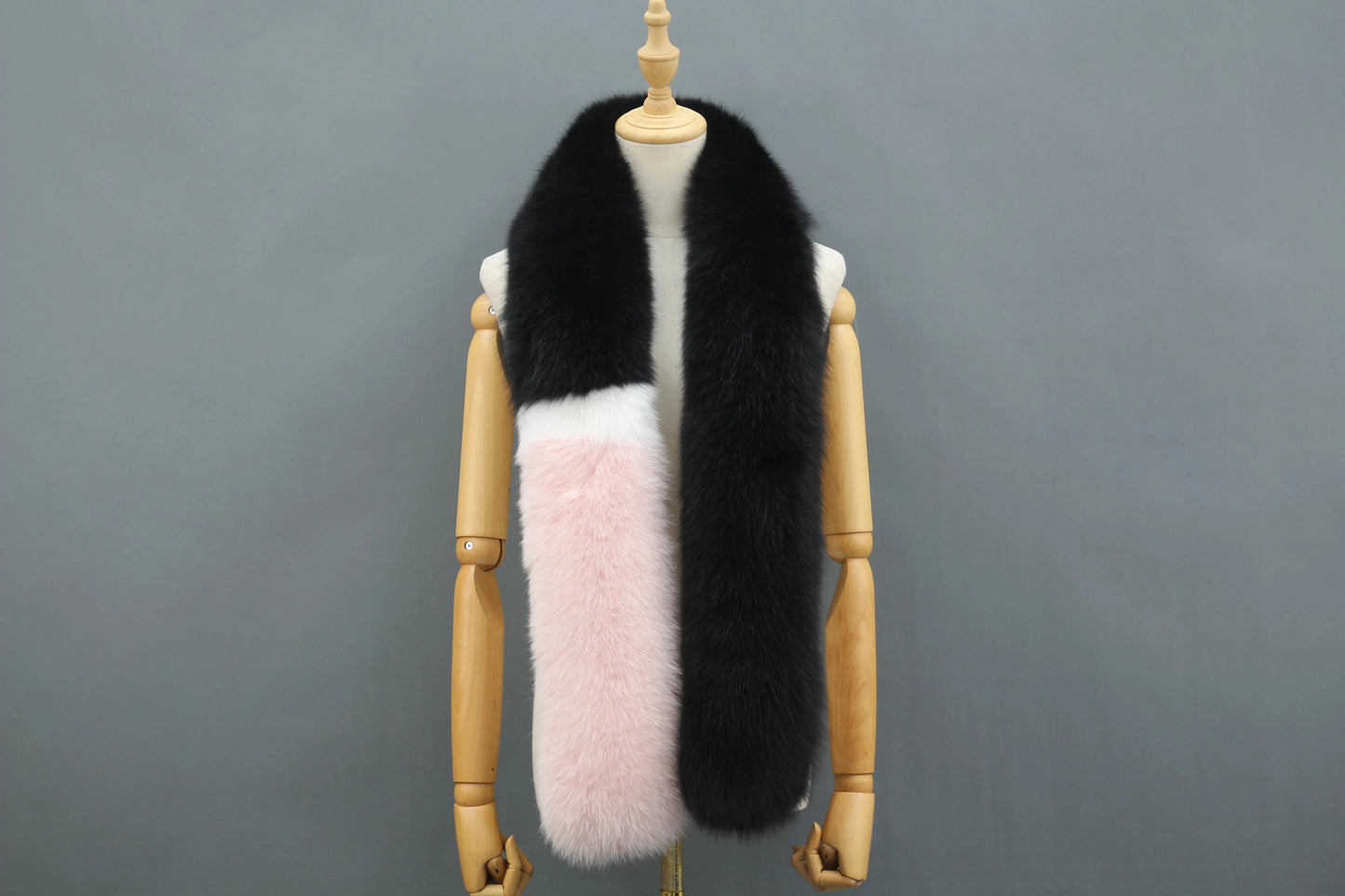 14 Modern Long Hair Genuine Fox Fur Accessory Lady Winter fox Fur Scarf