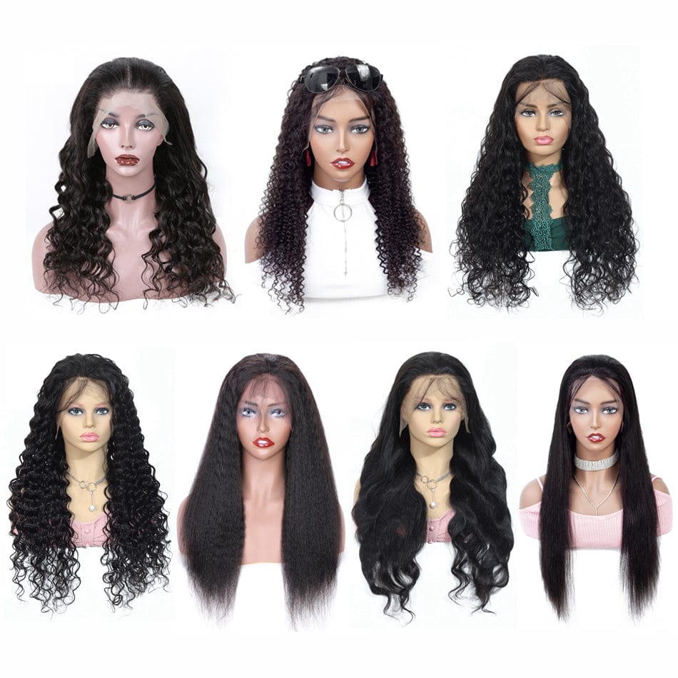 150% 180% 200% HairDensity Quality Natural Deep Wave Original 13x4 Swiss Lace Wigs Human Hair For Black Women Peruvian Glueless