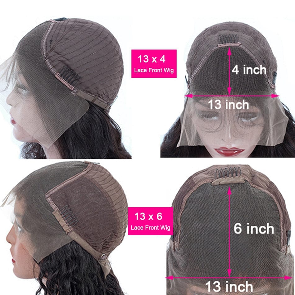 150% 180% 200% HairDensity Quality Natural Deep Wave Original 13x4 Swiss Lace Wigs Human Hair For Black Women Peruvian Glueless