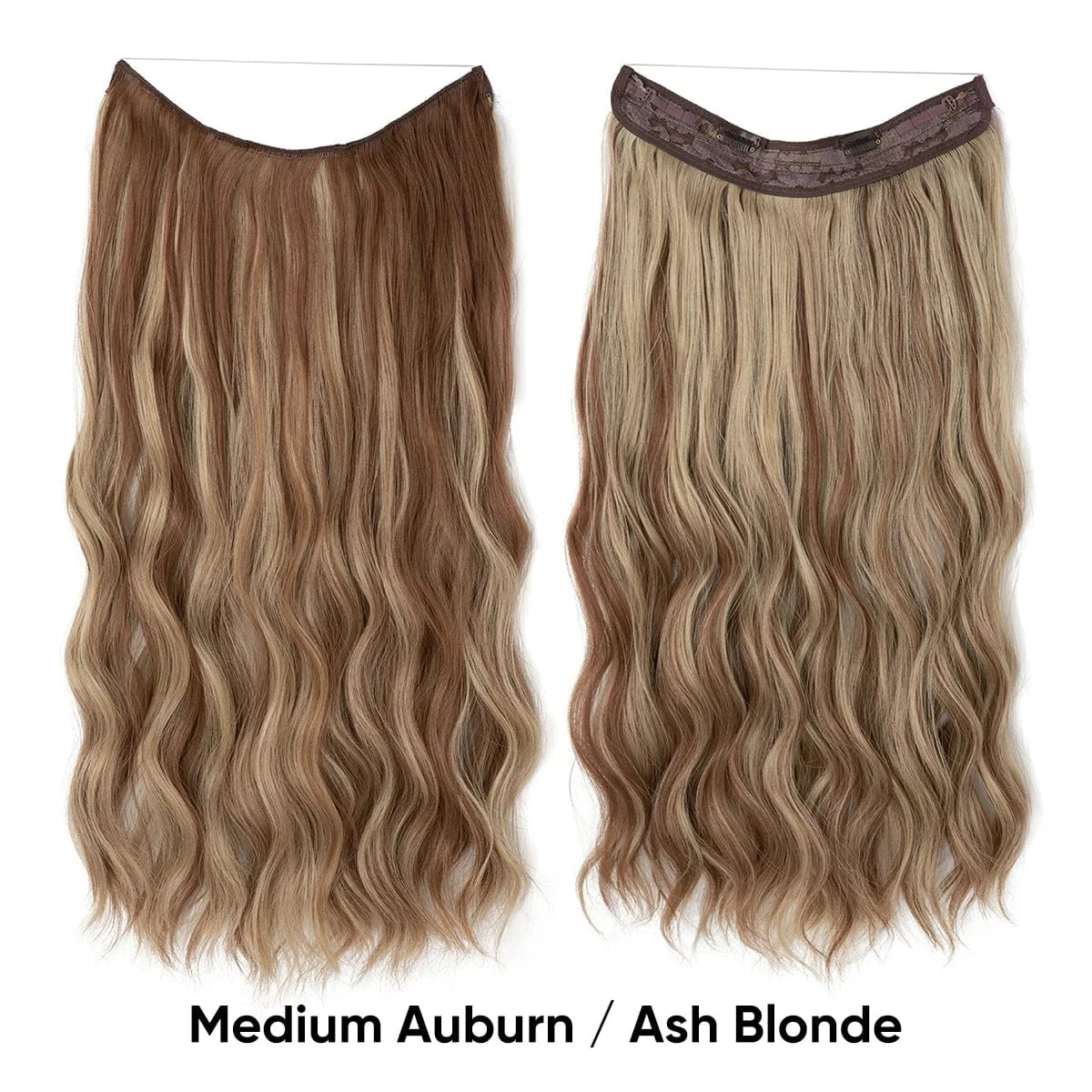16 Inches / 12H24 Wholesale Suppliers Synthetic Fiber Invisible Wire White Seamless Ombre Private Label Hair Extensions Pieces for White Woman