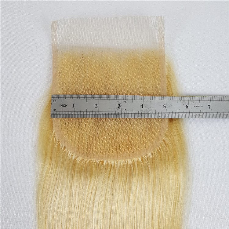 16 Inches / 613 5*5 Lace Closure Highknight Single Knots Virgin Hair 613 Blond Color Swiss Lace 4*4 5*5 6*6 HD Lace Closure 13x4 13x6 Lace Frontal Closure
