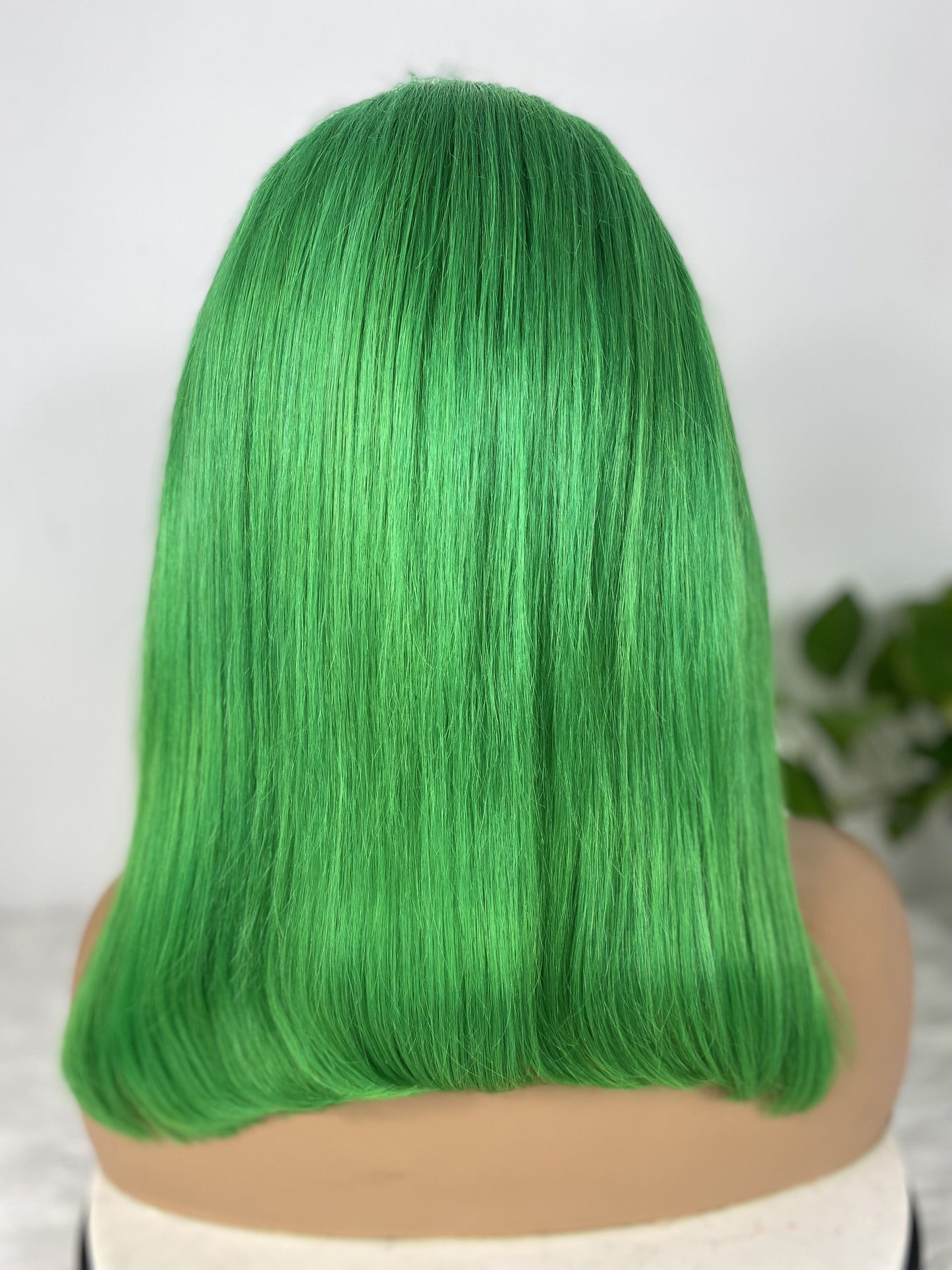 16 Inches / green Summer rainbow color 13*4 hd lace frontal wigs vendors, high density 210% bone straight vietnam brazilian human hair wigs