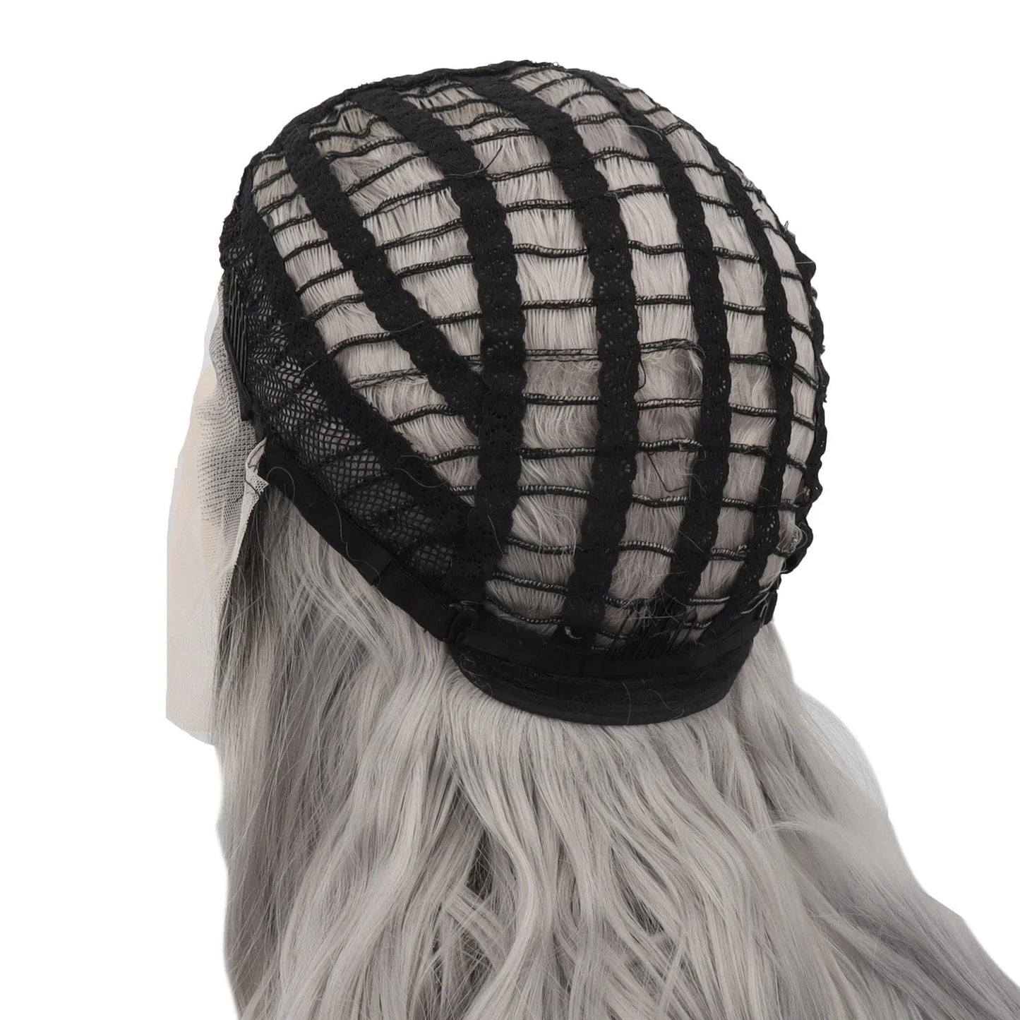 16 Inches / N19-T1/0906-GL Celebrity 16inch Short bob cut Silver Ombre Hair grey Matte Heat Resistant Fiber synthetic wigs vendor