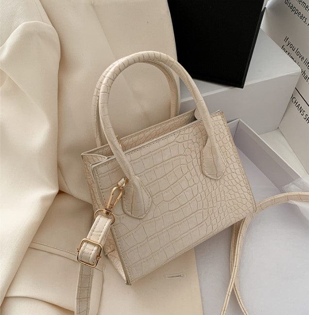 17*8*22CM / White Luxury Mini Women Hand Bags Women Patent Leather Handbags Ladies Small Shoulder Crossbody Purses and Handbags for Women Bags