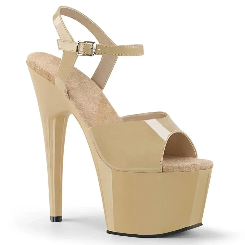 17 cm super high heels sexy stiletto sandals platform platform platform model show shoes