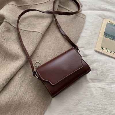 18*13*7cm / dark brown New Fashion Small Square Bag Designer Women Hand Bag Shoulder Sling Bag