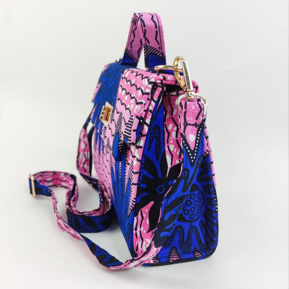 18*14*6 cm / color 1 Shenbolenn Brand Newest Colorful Design Trendy Ankara Daily Fashionable Women Handbag
